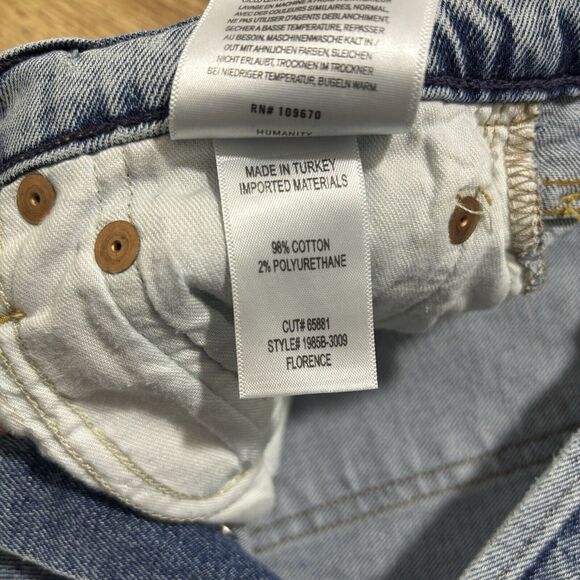 CITIZENS of HUMANITY Women's Size 26 Florence Jeans Wide Straight Leg Button Fly - Picture 9 of 9